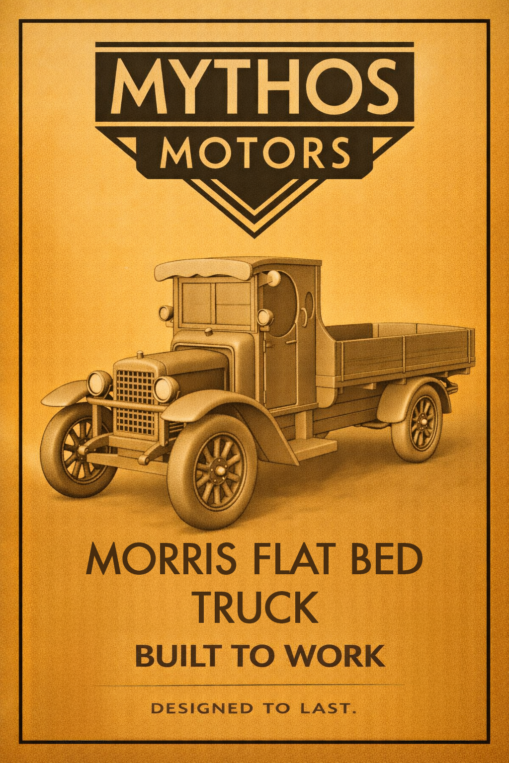 Morris Flatbed Truck Morris Flatbed Truck